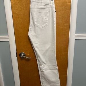 Ralph Lauren white cotton jeans